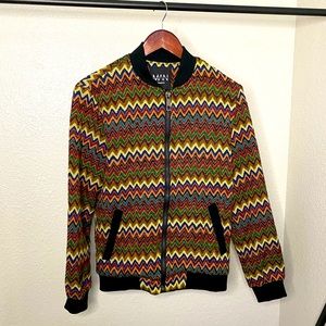 Men’s Jacquard Chevron Jacket